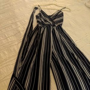 Blue and White Stripe Jumpsuit (Brand New)